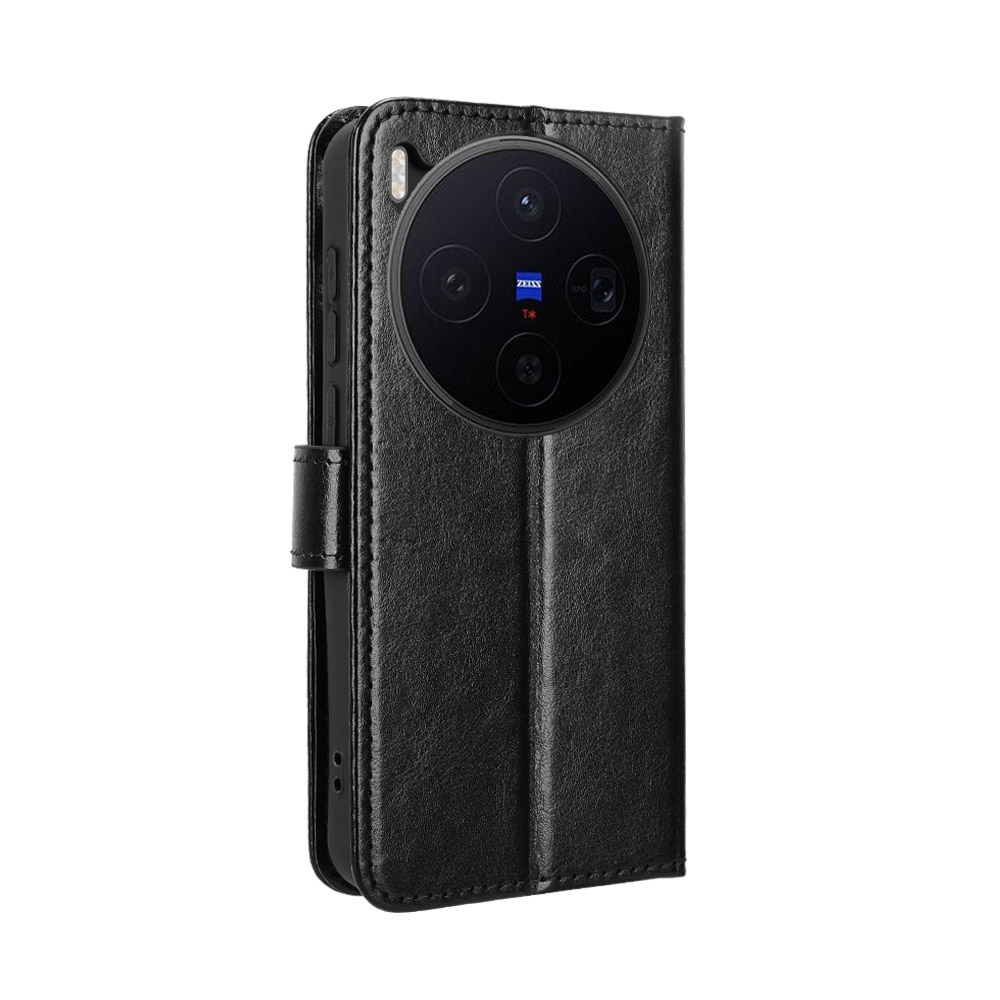 Crazy knížkové pouzdro na Vivo X300 5G - černé