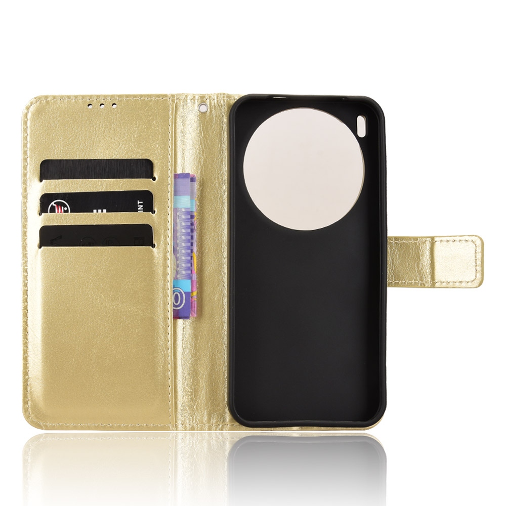 Crazy knížkové pouzdro na Vivo X300 5G - zlaté