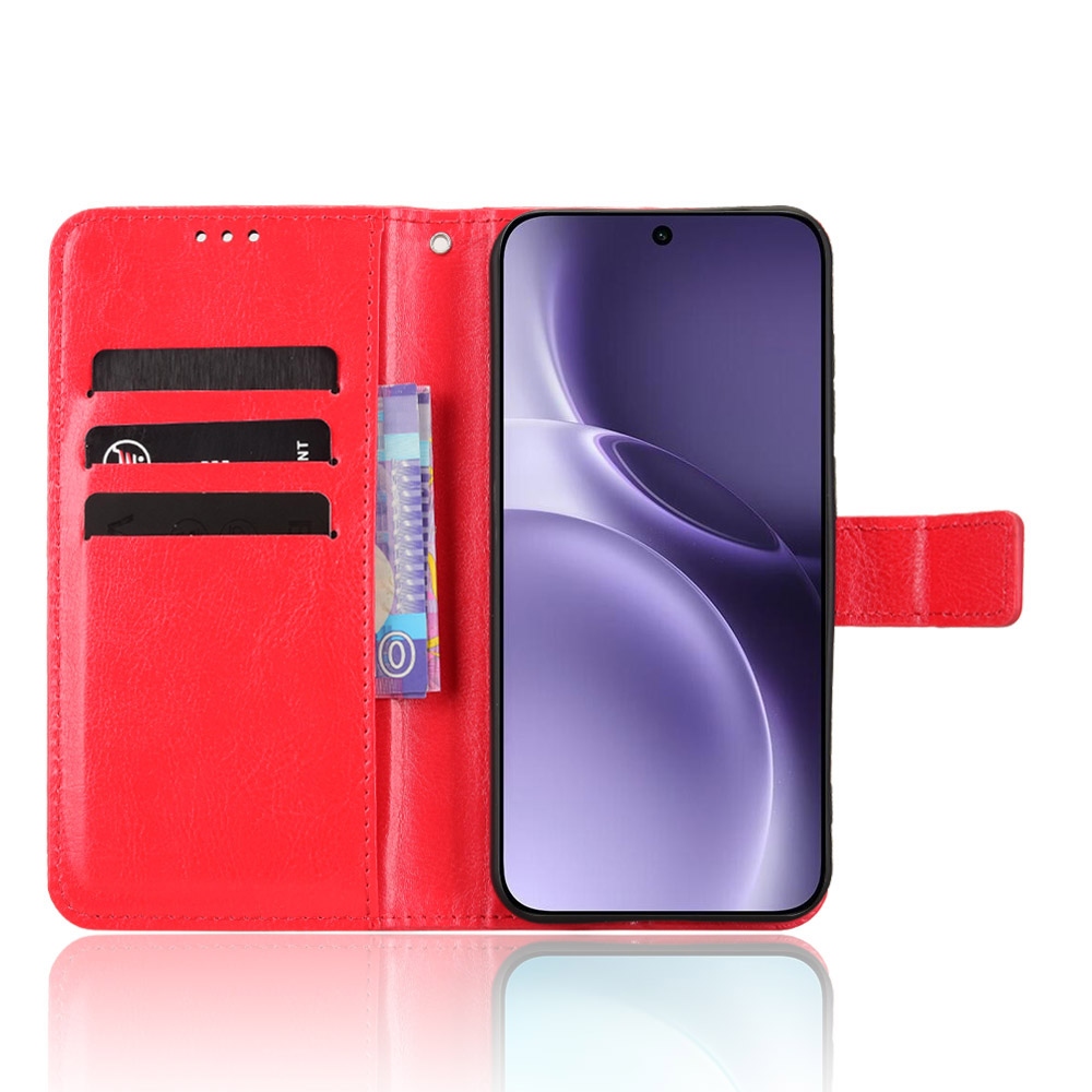 Crazy knížkové pouzdro na Vivo X300 Pro 5G - červené