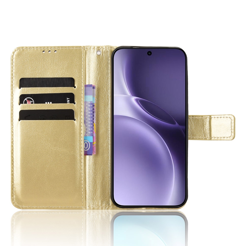 Crazy knížkové pouzdro na Vivo X300 Pro 5G - zlaté