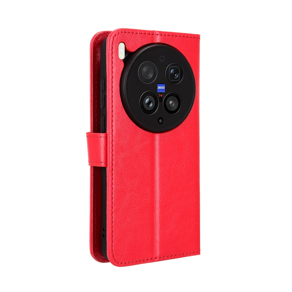 Crazy knížkové pouzdro na Vivo X300 Ultra 5G - červené