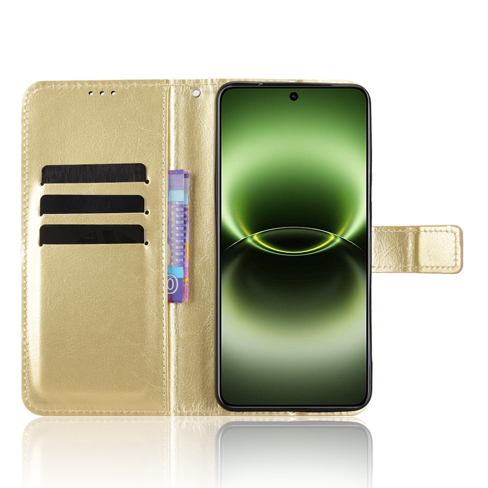 Crazy knížkové pouzdro na Vivo X300 Ultra 5G - zlaté