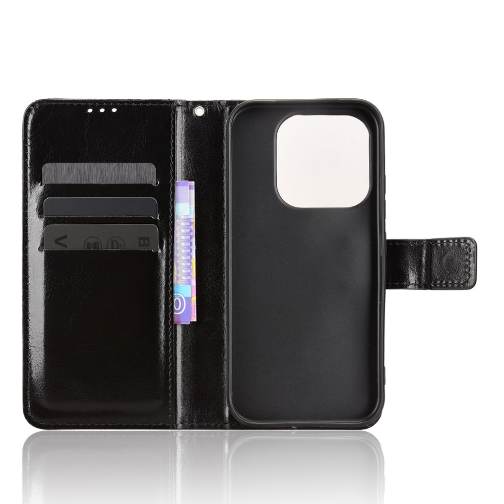 Crazy knížkové pouzdro na Xiaomi 17 - černé