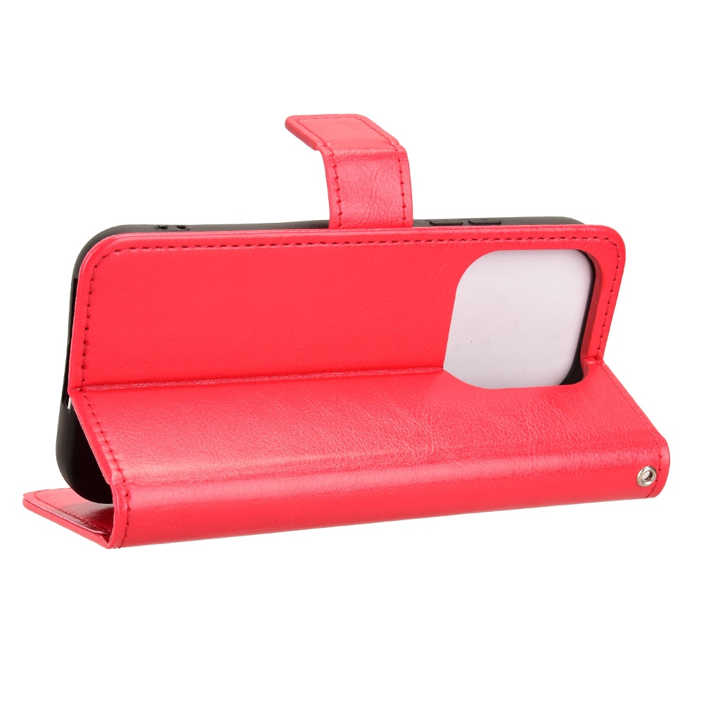 Crazy knížkové pouzdro na Xiaomi 17 - červené