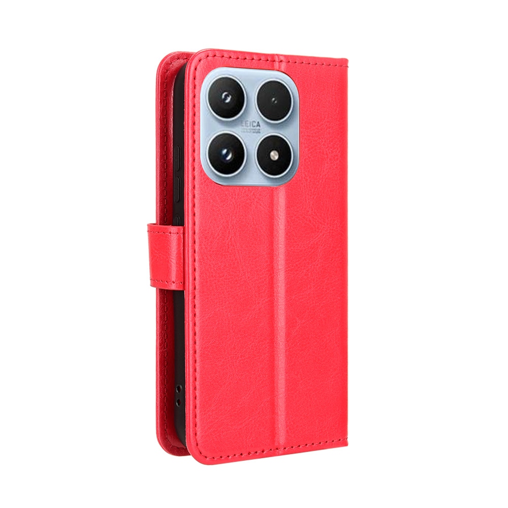 Crazy knížkové pouzdro na Xiaomi 17 - červené