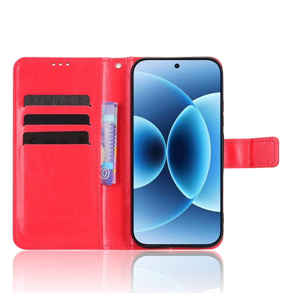 Crazy knížkové pouzdro na Xiaomi 17 - červené