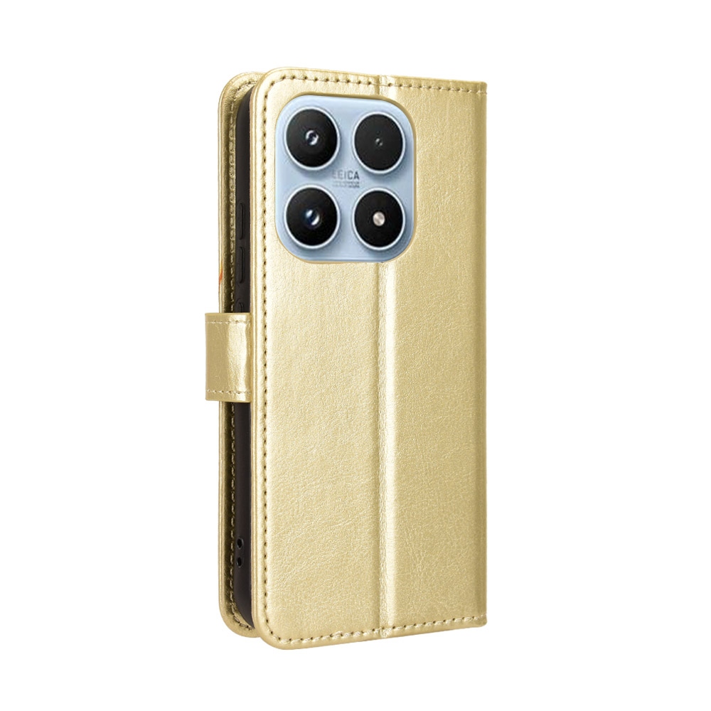 Crazy knížkové pouzdro na Xiaomi 17 - zlaté