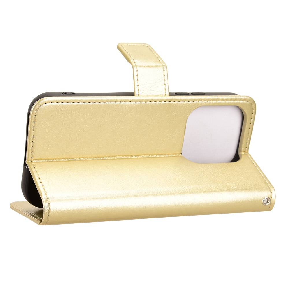 Crazy knížkové pouzdro na Xiaomi 17 - zlaté