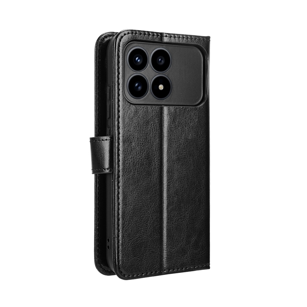 Crazy knížkové pouzdro na Xiaomi Poco F8 Pro 5G - černé