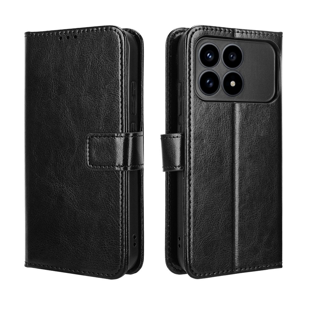 Crazy knížkové pouzdro na Xiaomi Poco F8 Pro 5G - černé