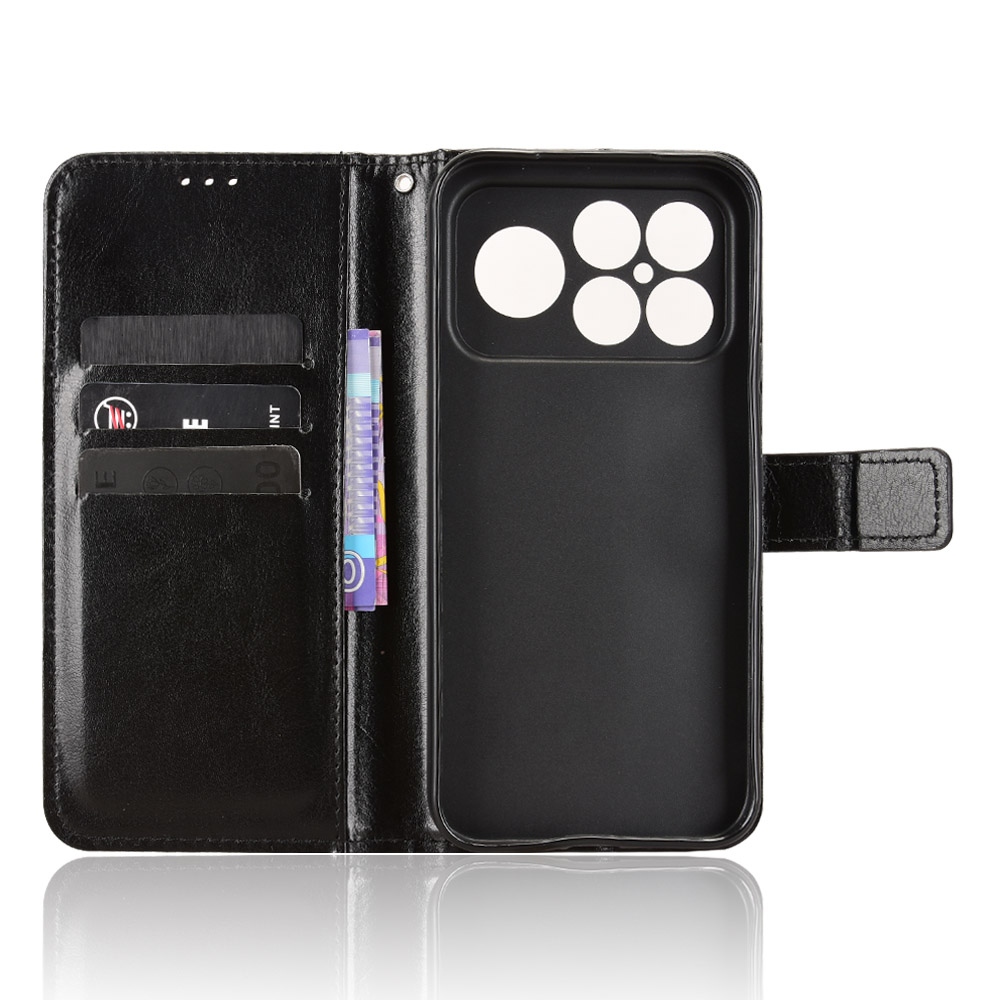 Crazy knížkové pouzdro na Xiaomi Poco F8 Ultra 5G - černé