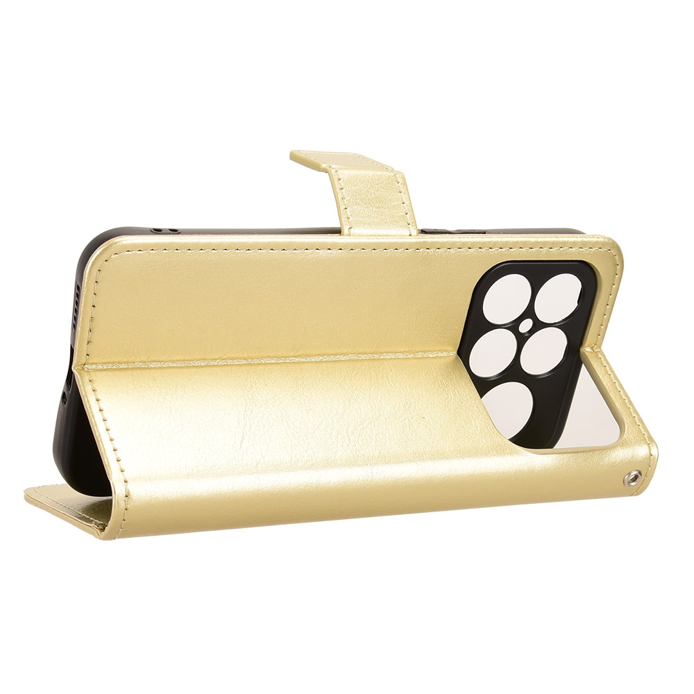 Crazy knížkové pouzdro na Xiaomi Poco F8 Ultra 5G - zlaté