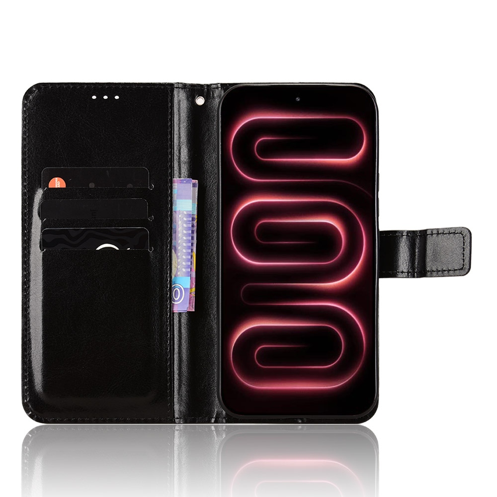 Crazy knížkové pouzdro na Xiaomi Poco F9 Pro 5G - černé