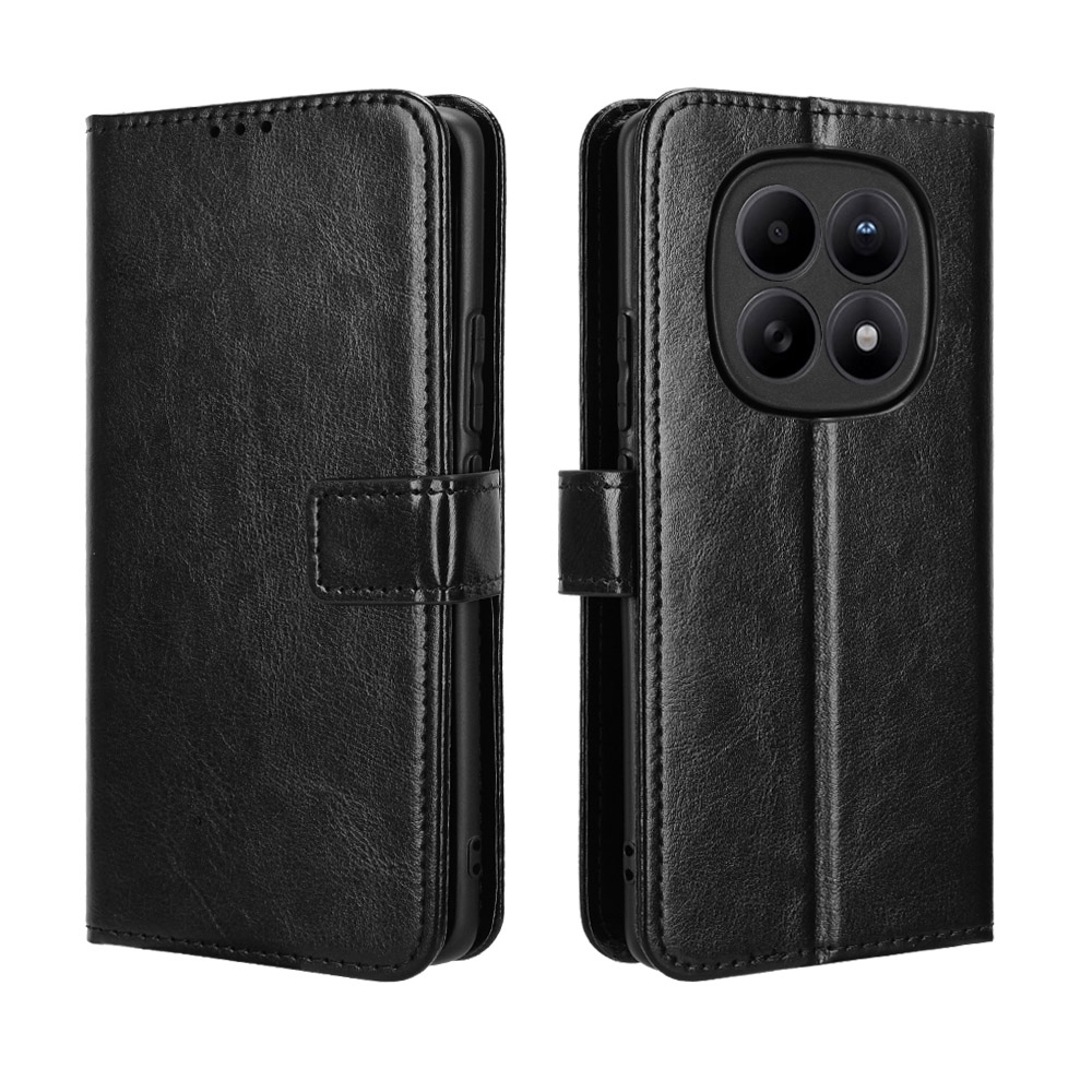 Crazy knížkové pouzdro na Xiaomi Poco M8 5G/Redmi Note 15 5G/Note 15 4G - černé