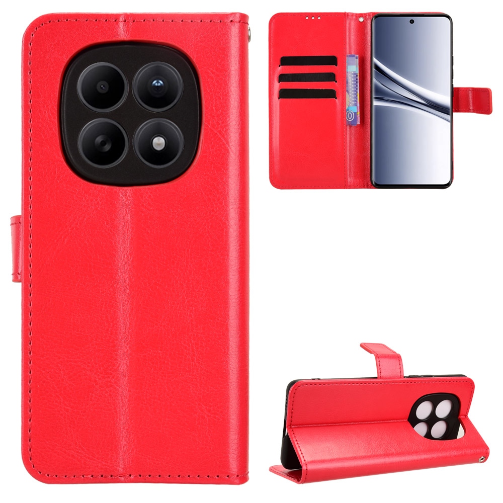 Crazy knížkové pouzdro na Xiaomi Poco M8 5G/Redmi Note 15 5G/Note 15 4G - červené