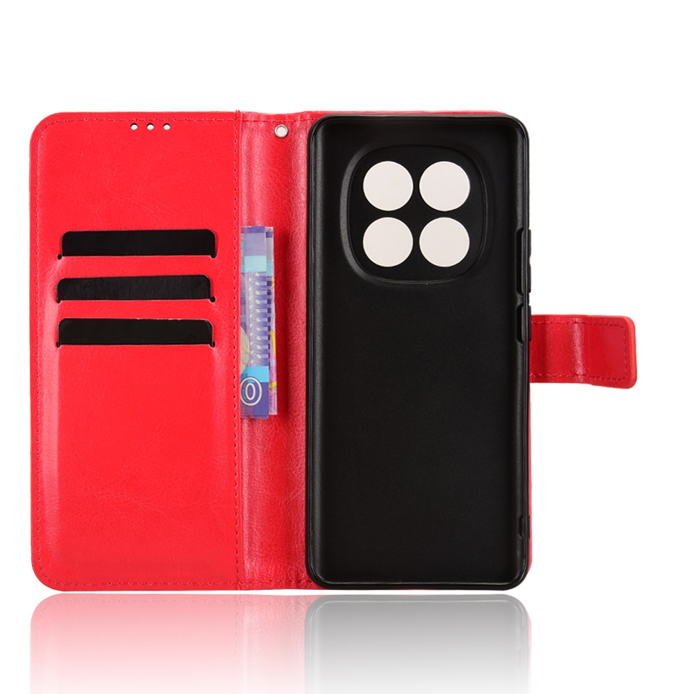 Crazy knížkové pouzdro na Xiaomi Poco M8 5G/Redmi Note 15 5G/Note 15 4G - červené