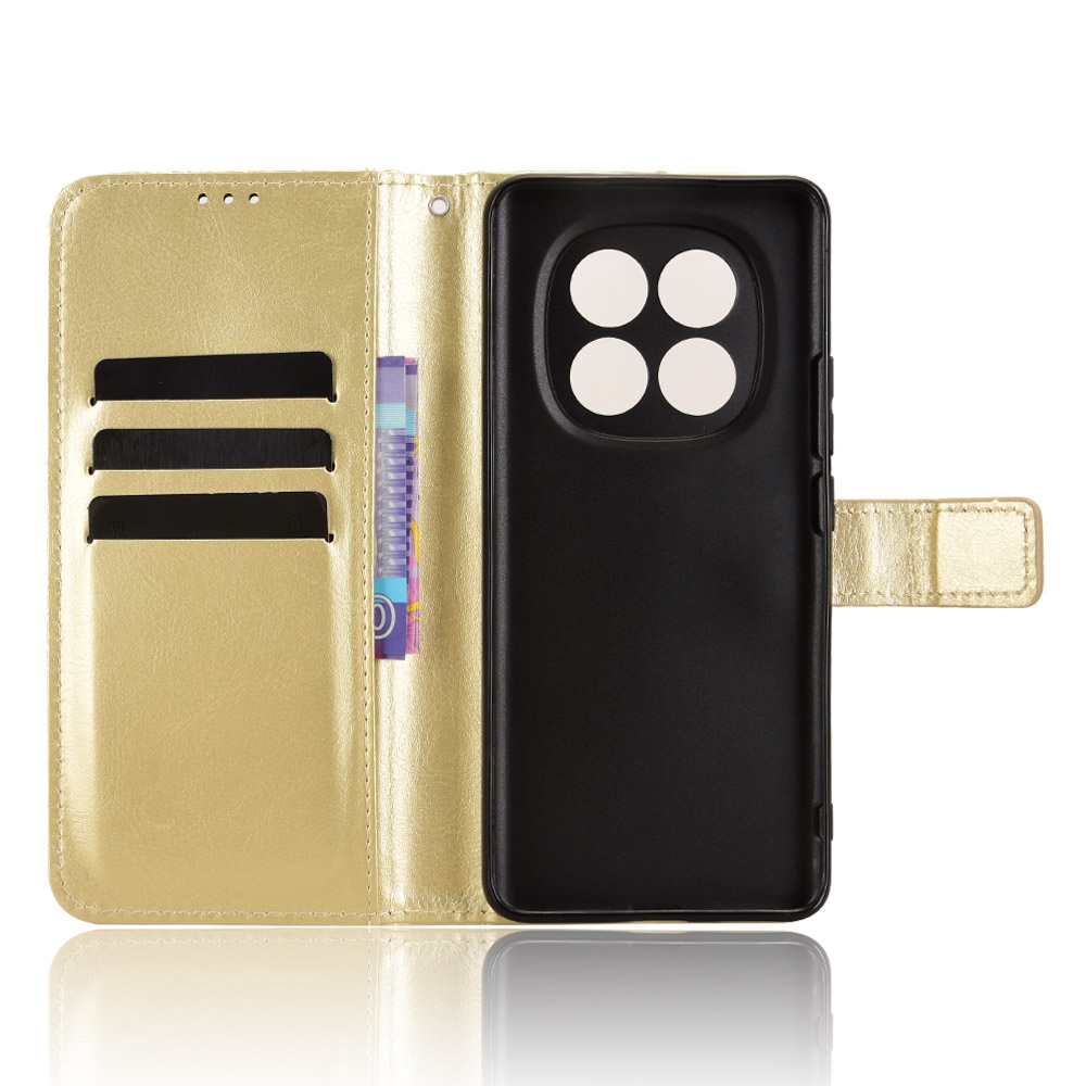 Crazy knížkové pouzdro na Xiaomi Poco M8 5G/Redmi Note 15 5G/Note 15 4G - zlaté