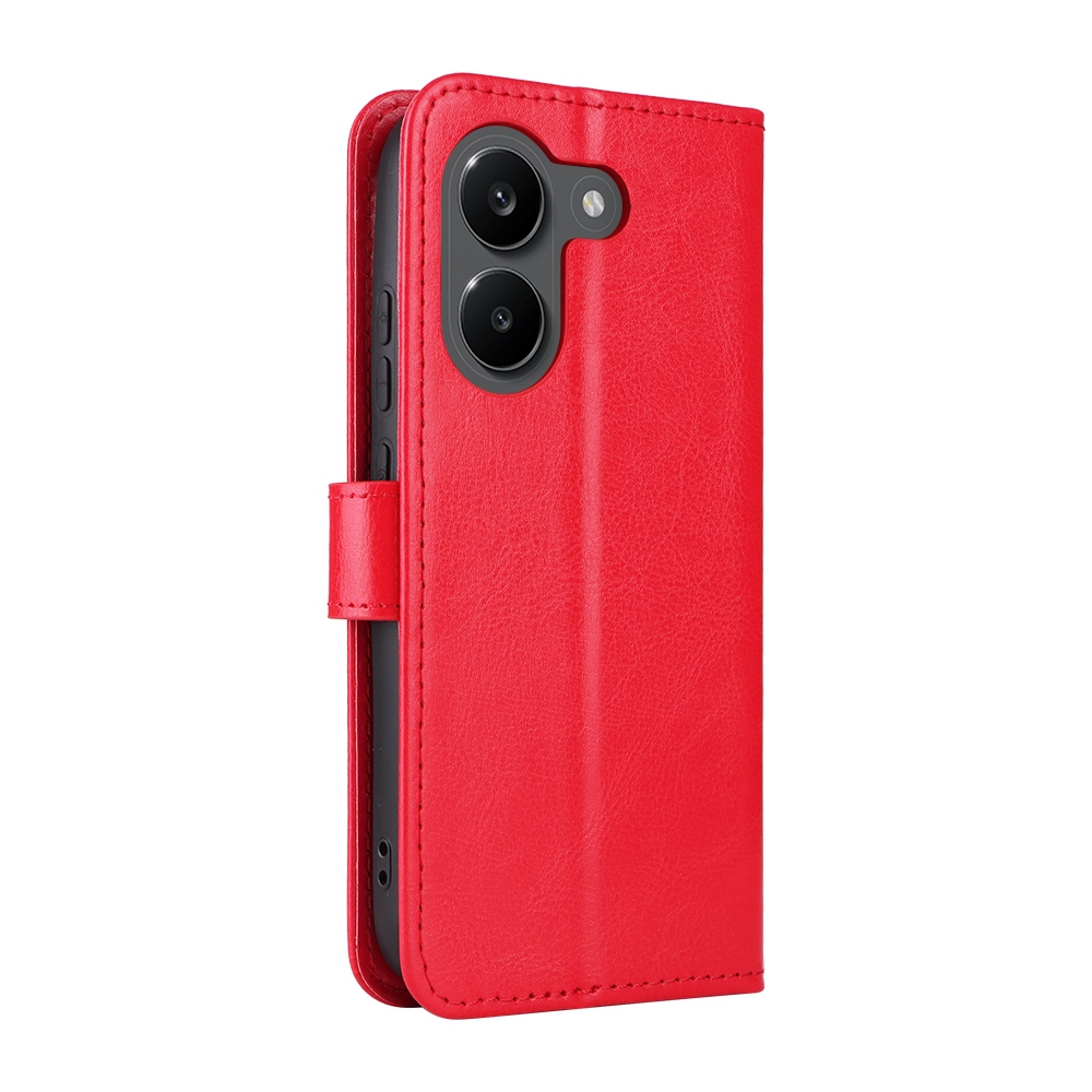 Crazy knížkové pouzdro na Xiaomi Poco X8 Pro 5G - červené