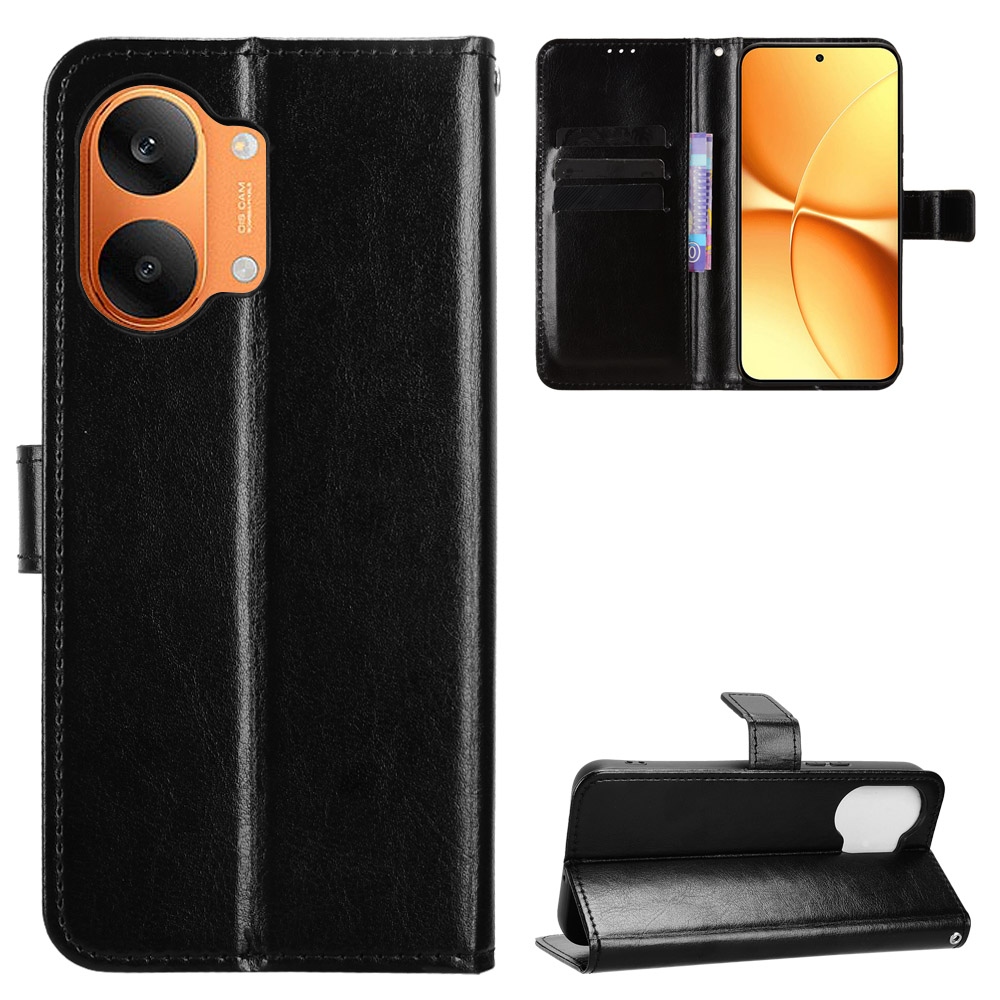 Crazy knížkové pouzdro na Xiaomi Poco X8 Pro Max 5G - černé