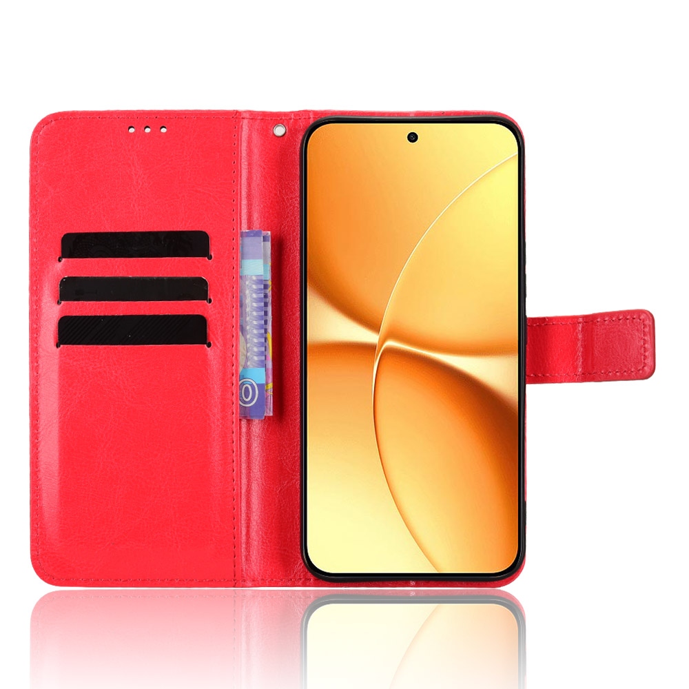 Crazy knížkové pouzdro na Xiaomi Poco X8 Pro Max 5G - červené