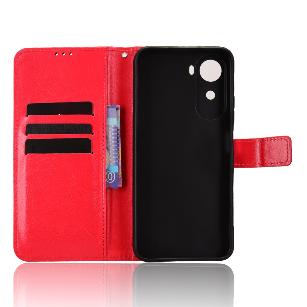 Crazy knížkové pouzdro na Xiaomi Redmi A7 Pro - červené