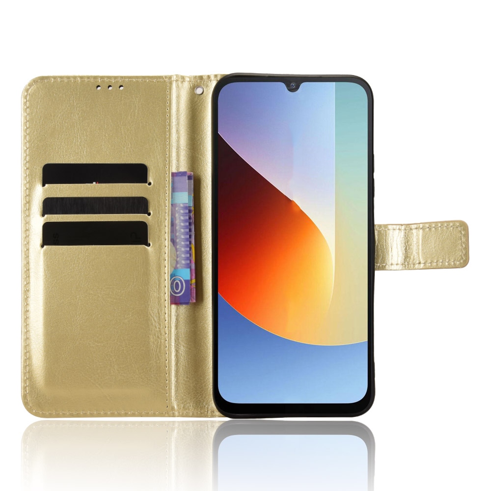 Crazy knížkové pouzdro na Xiaomi Redmi A7 Pro - zlaté