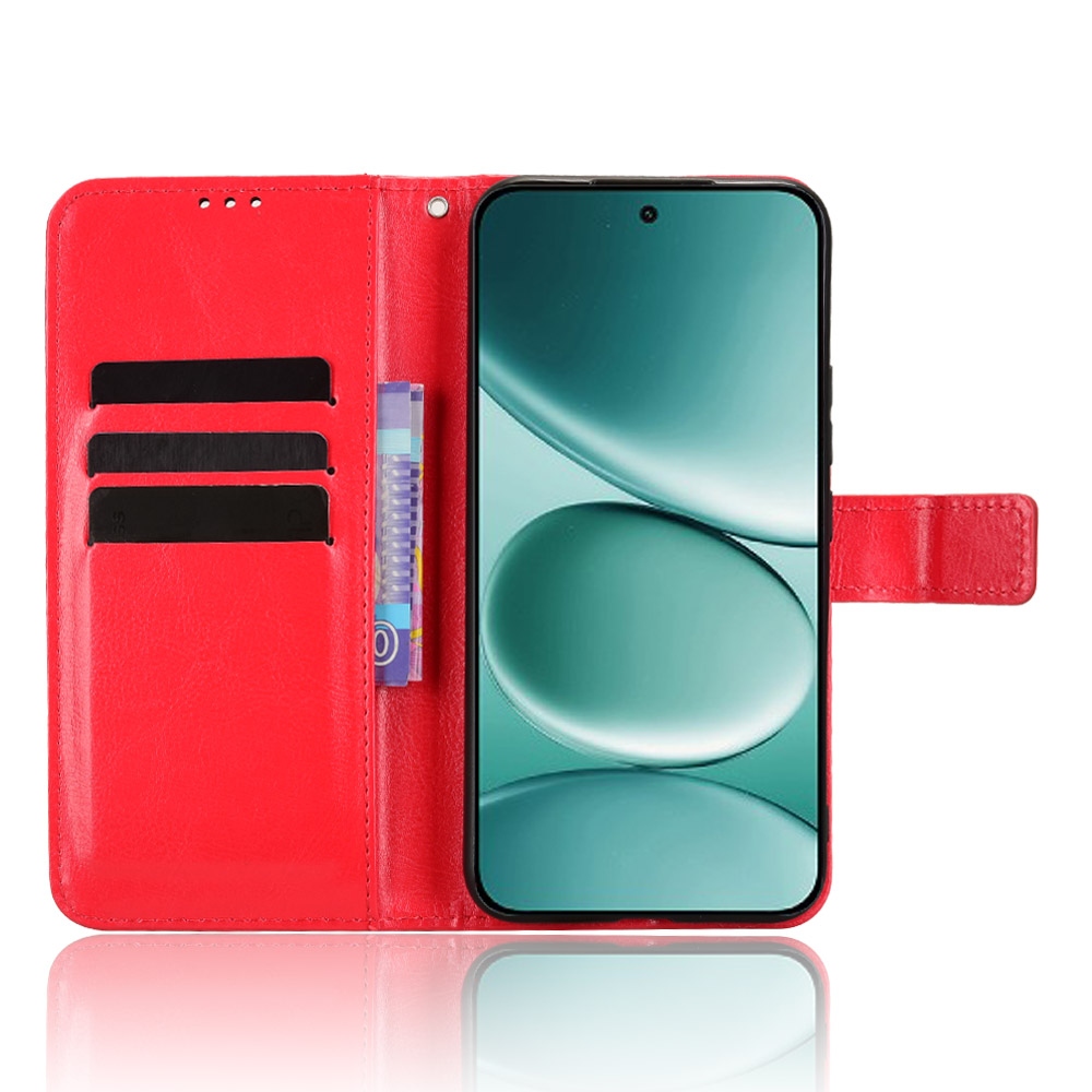 Crazy knížkové pouzdro na Xiaomi Redmi Note 15 Pro 5G - červené