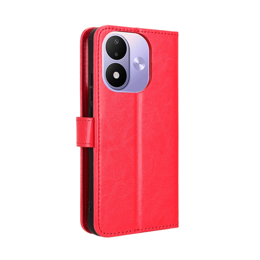 Crazy knížkové pouzdro na Xiaomi Redmi Note 17 4G/5G - červené
