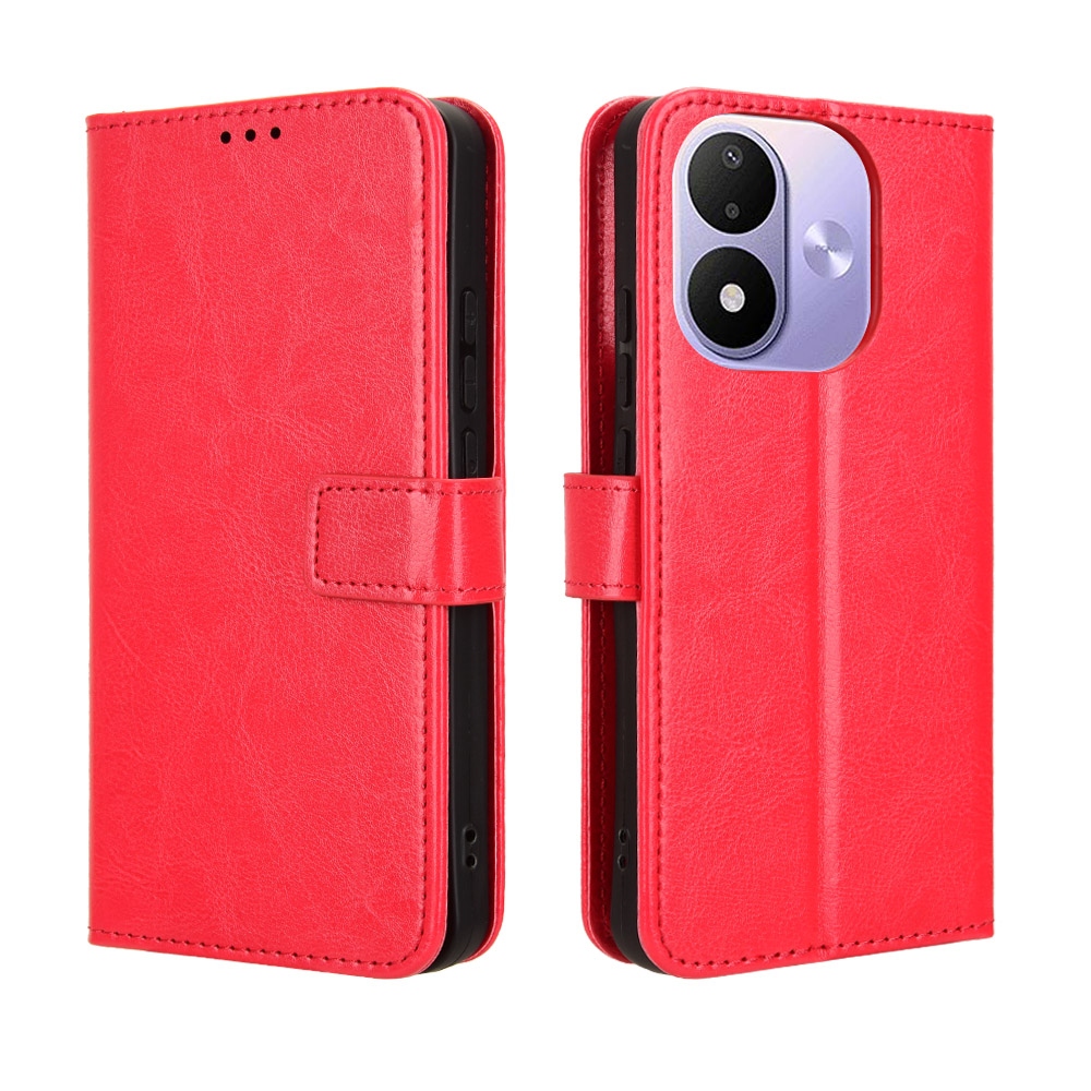 Crazy knížkové pouzdro na Xiaomi Redmi Note 17 4G/5G - červené