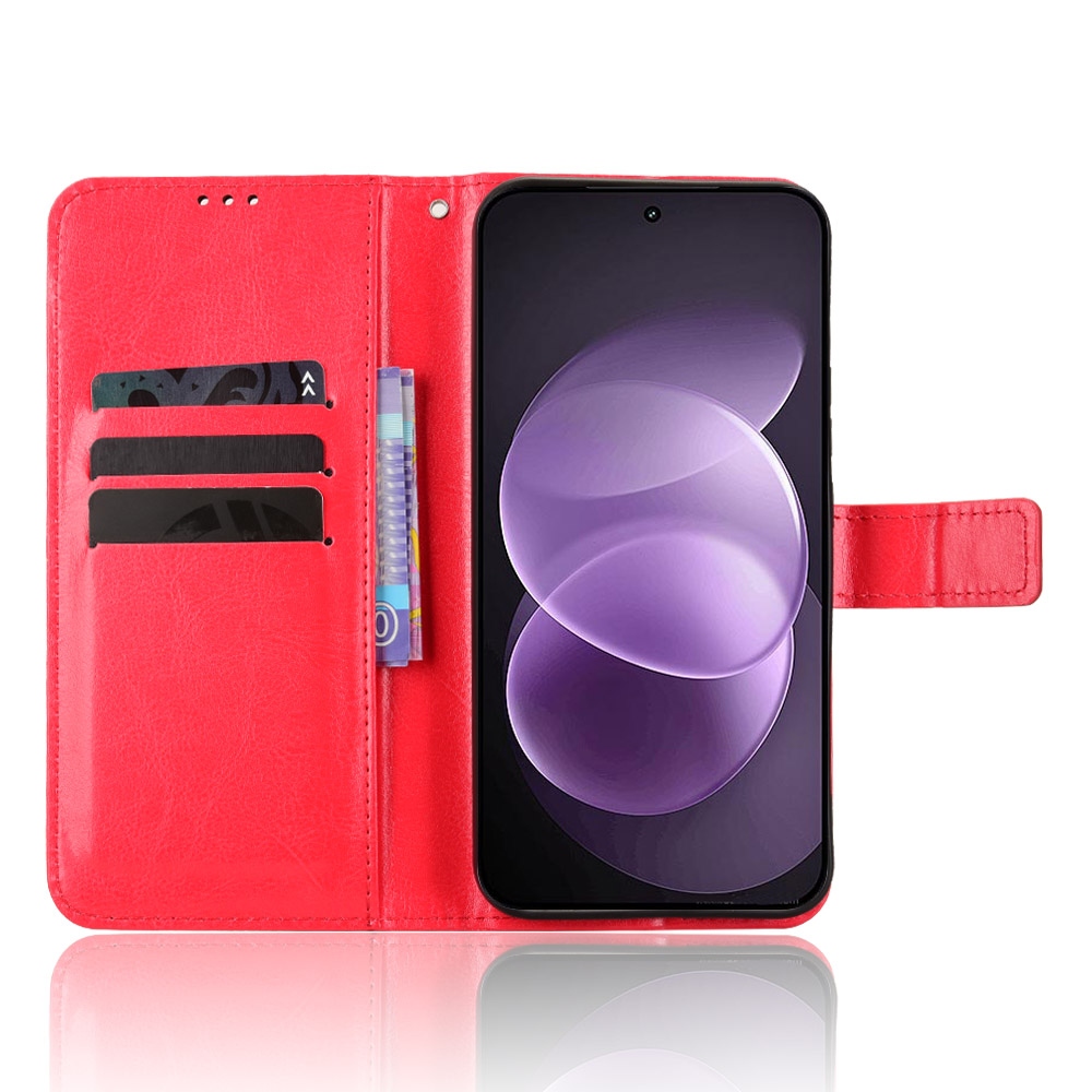 Crazy knížkové pouzdro na Xiaomi Redmi Note 17 Pro 5G - červené