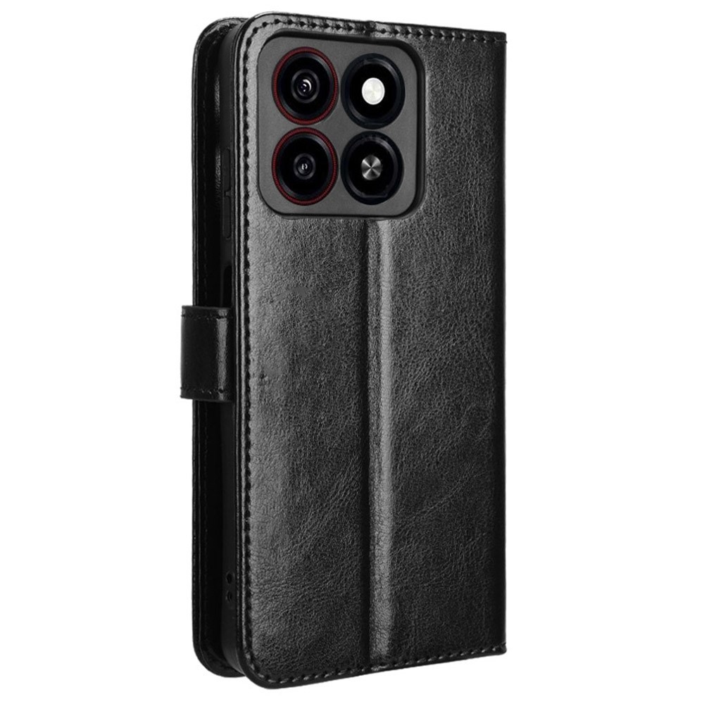 Crazy knížkové pouzdro na ZTE Blade A35 - černé