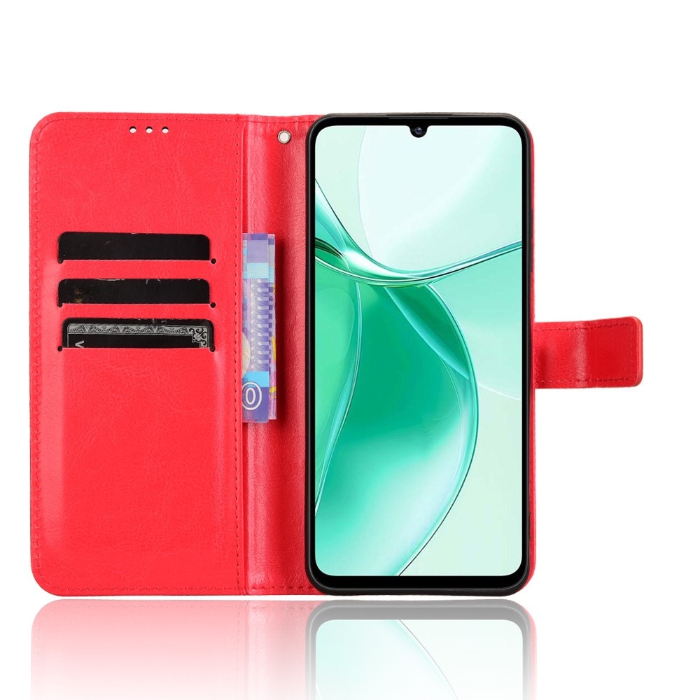 Crazy knížkové pouzdro na ZTE Blade A35 - červené