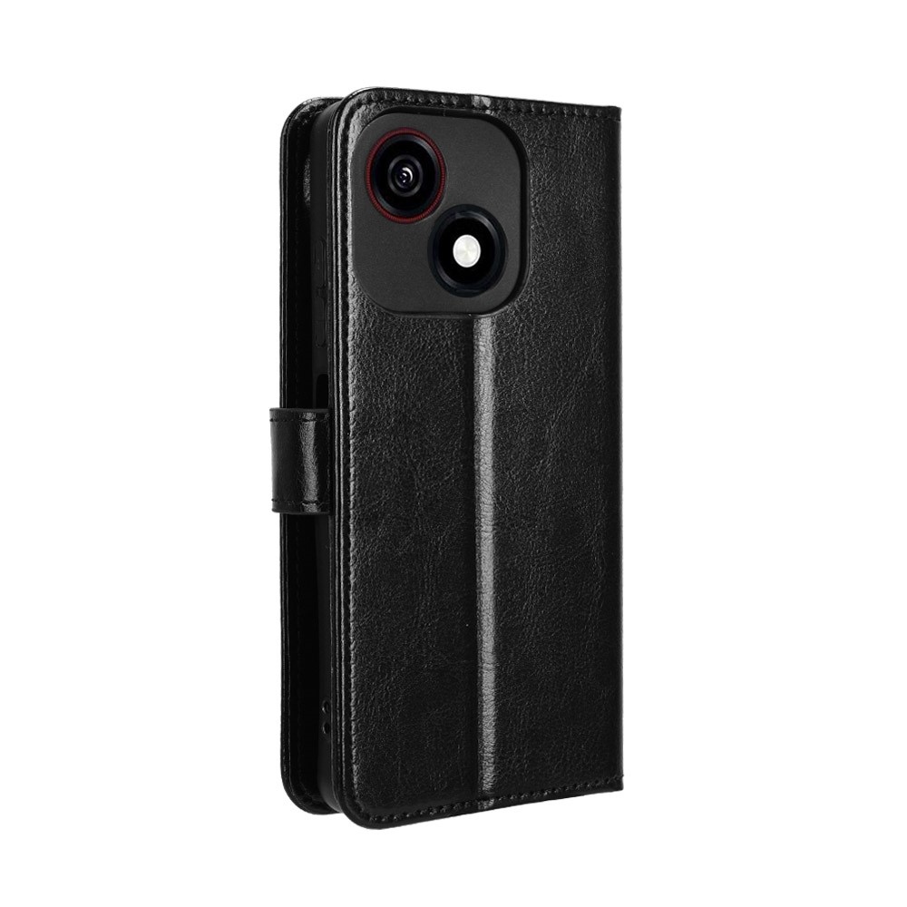 Crazy knížkové pouzdro na ZTE Blade A35e - černé