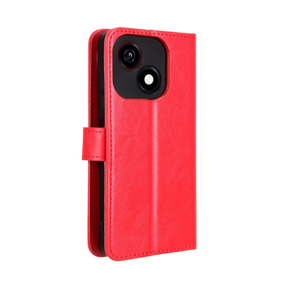 Crazy knížkové pouzdro na ZTE Blade A35e - červené