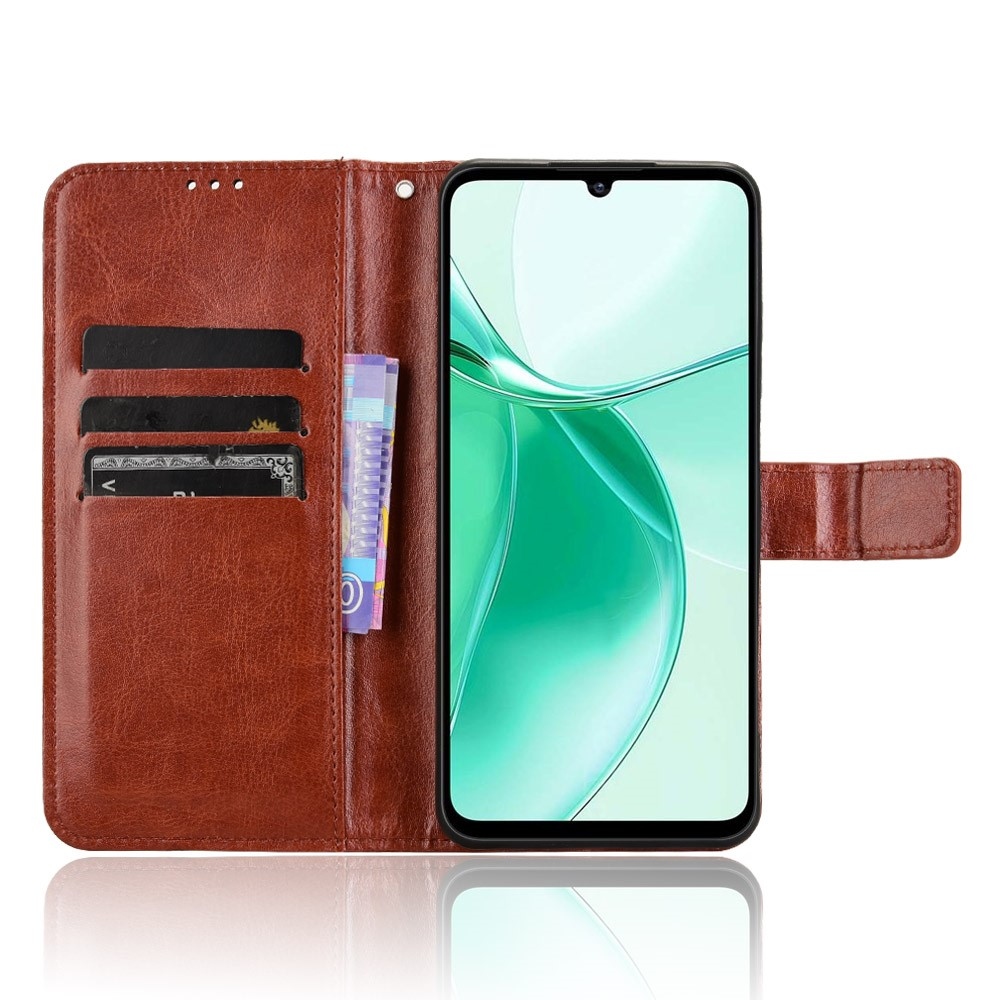 Crazy knížkové pouzdro na ZTE Blade A35e - hnědé
