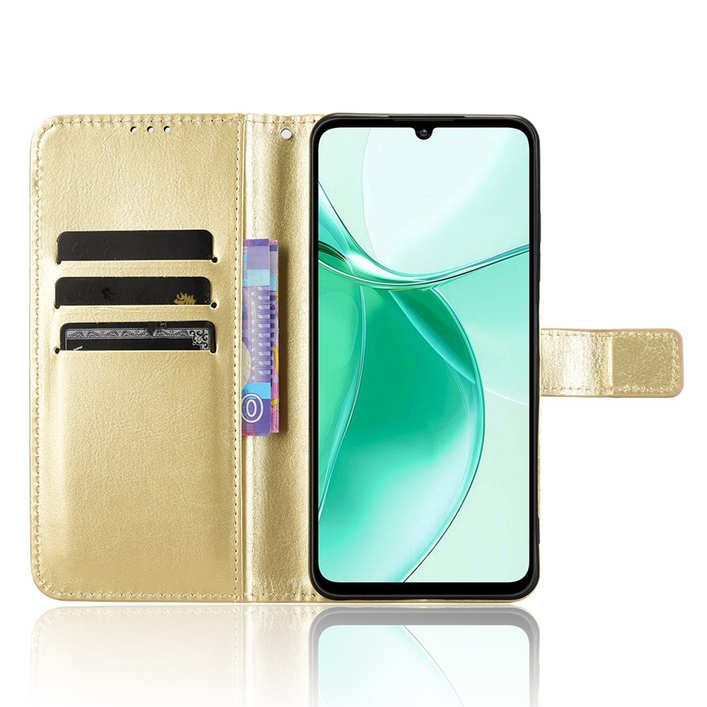 Crazy knížkové pouzdro na ZTE Blade A35e - zlaté
