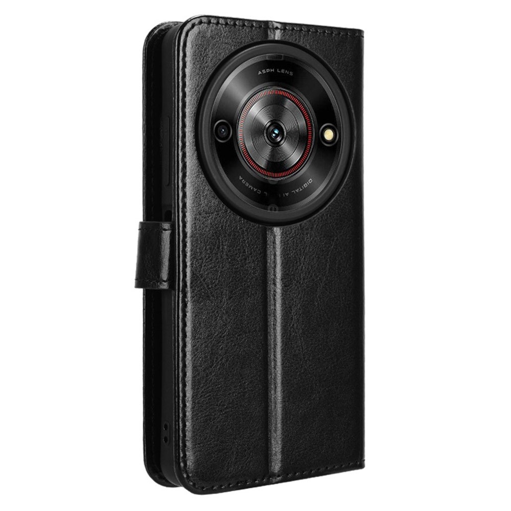 Crazy knížkové pouzdro na ZTE Blade A75 5G - černé