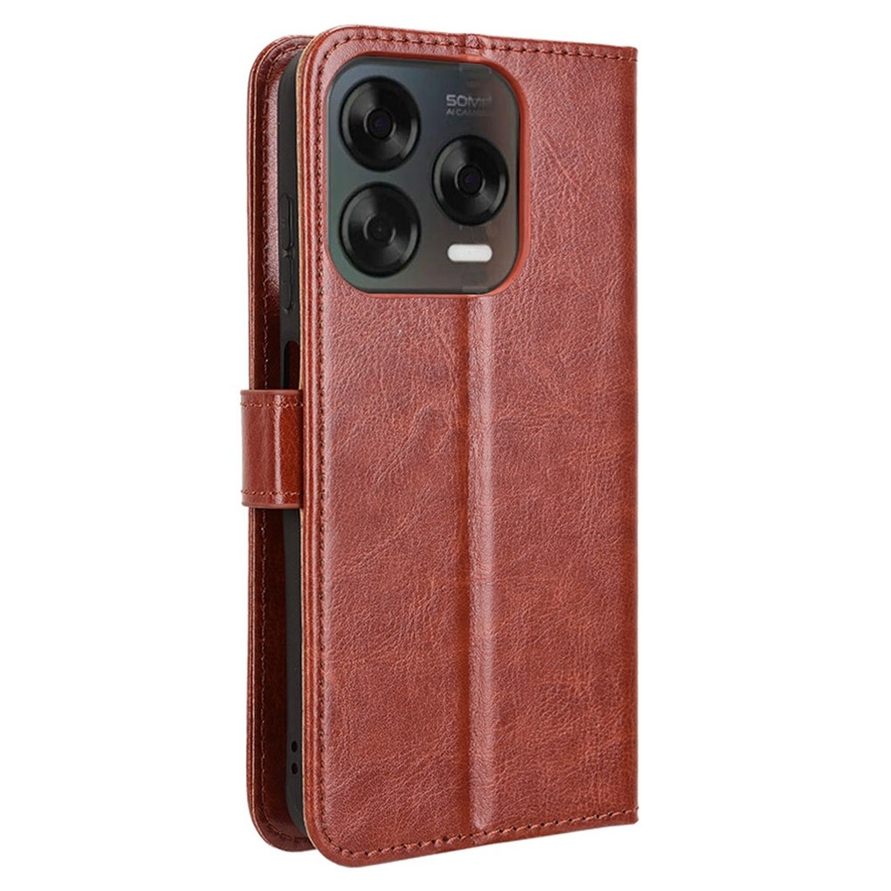 Crazy knížkové pouzdro na ZTE Blade V70 Vita - hnědé