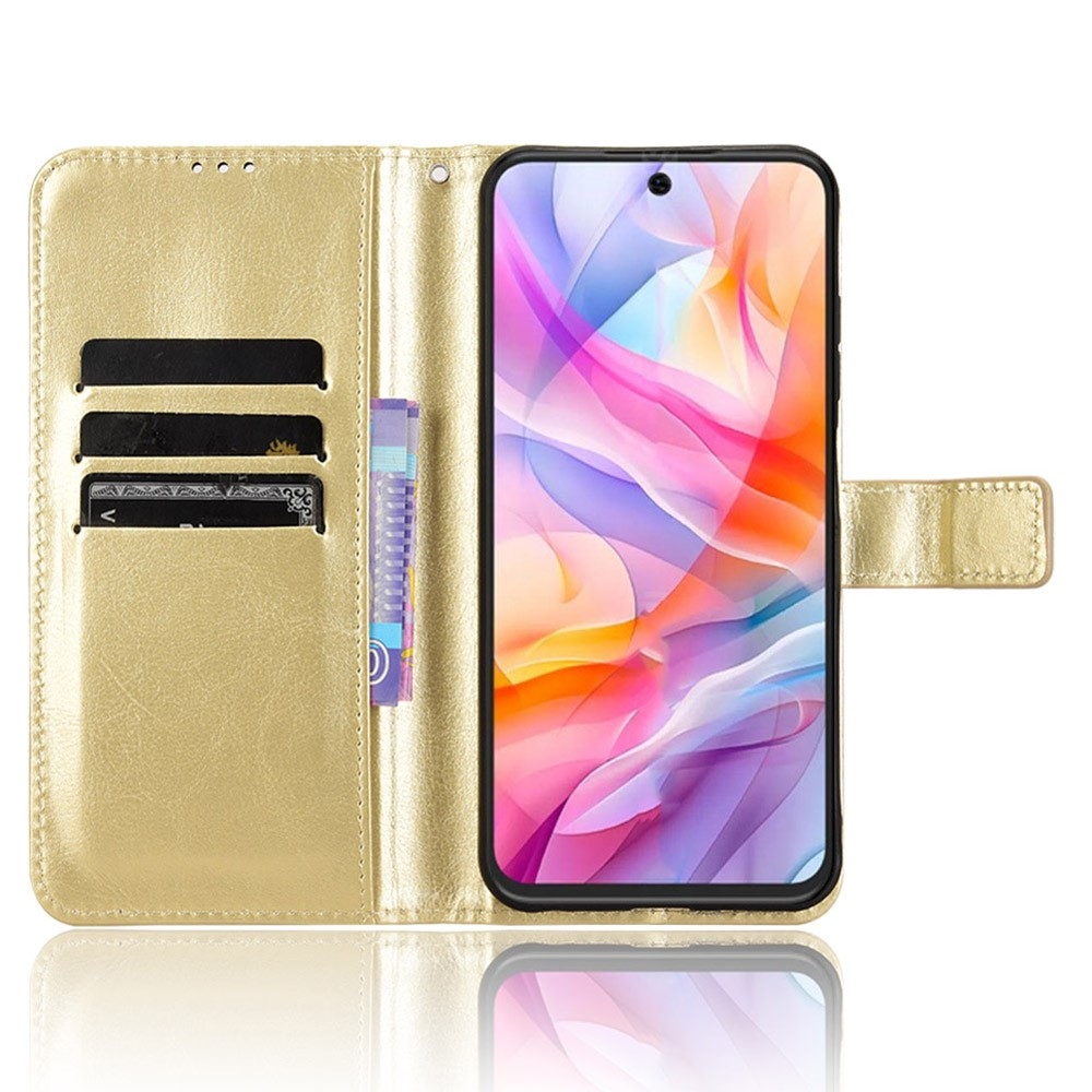 Crazy knížkové pouzdro na ZTE Blade V70 Vita - zlaté