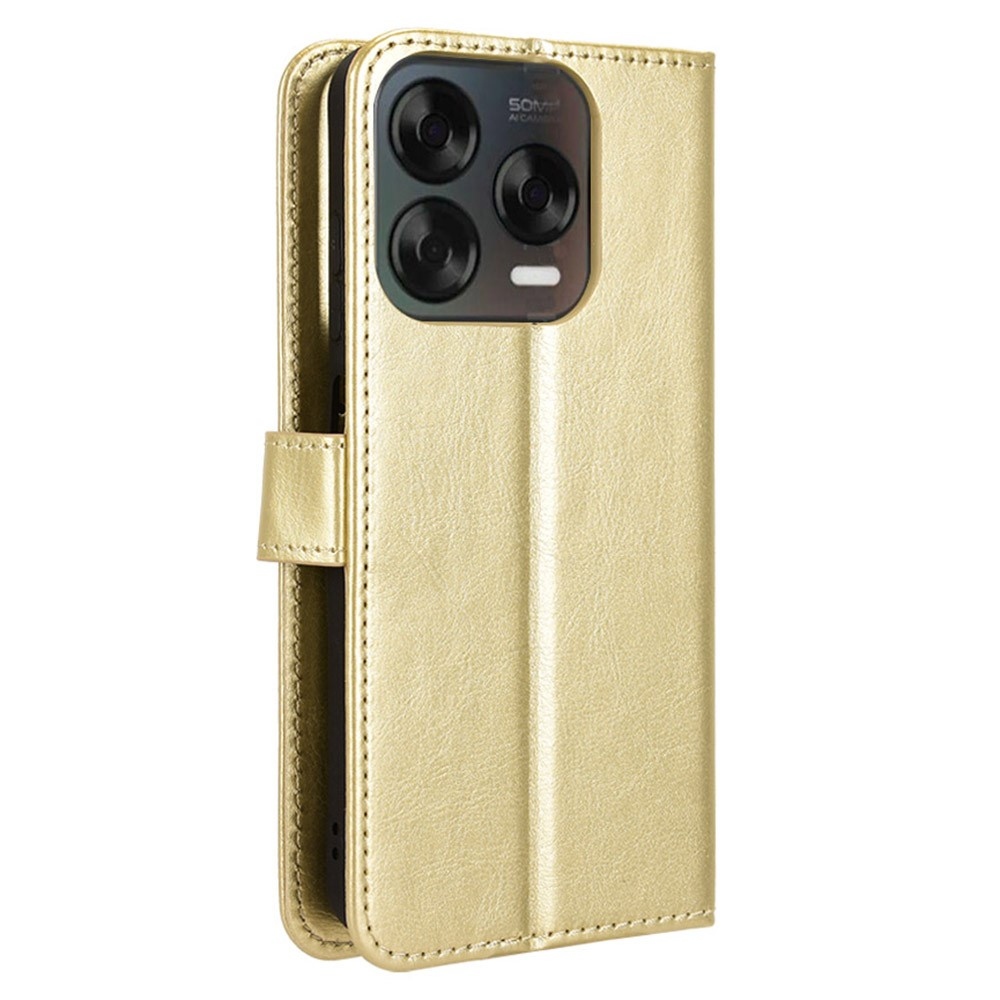 Crazy knížkové pouzdro na ZTE Blade V70 Vita - zlaté