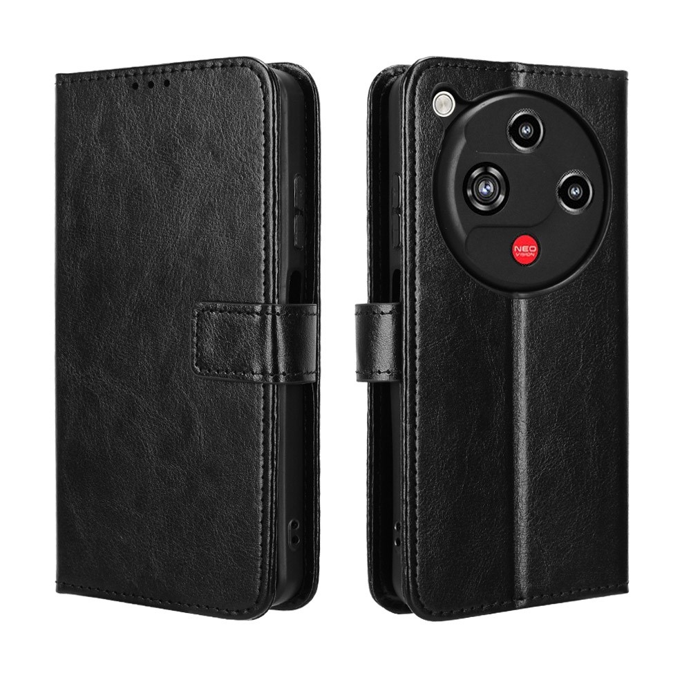 Crazy knížkové pouzdro na ZTE Nubia Focus 2 5G - černé