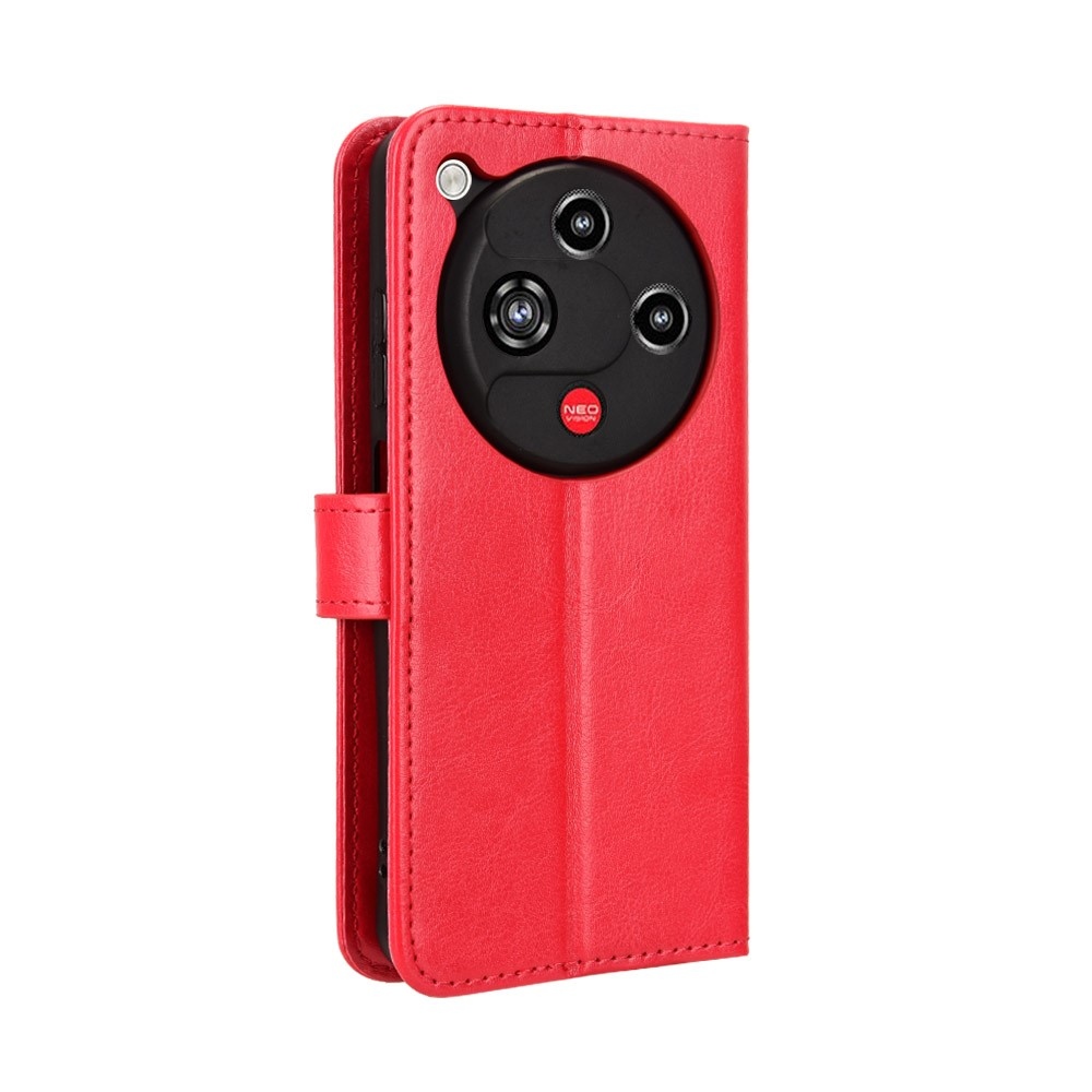 Crazy knížkové pouzdro na ZTE Nubia Focus 2 5G - červené