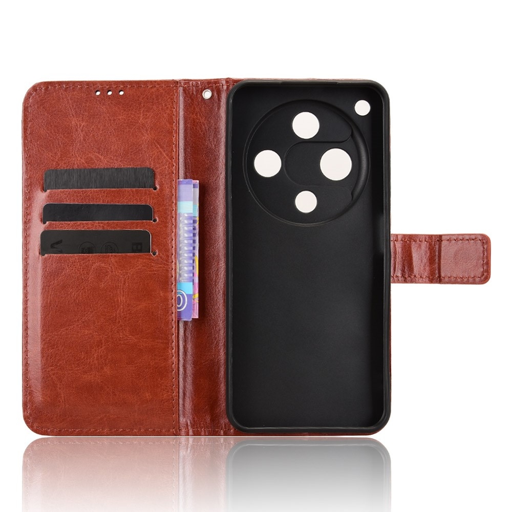 Crazy knížkové pouzdro na ZTE Nubia Focus 2 5G - hnědé