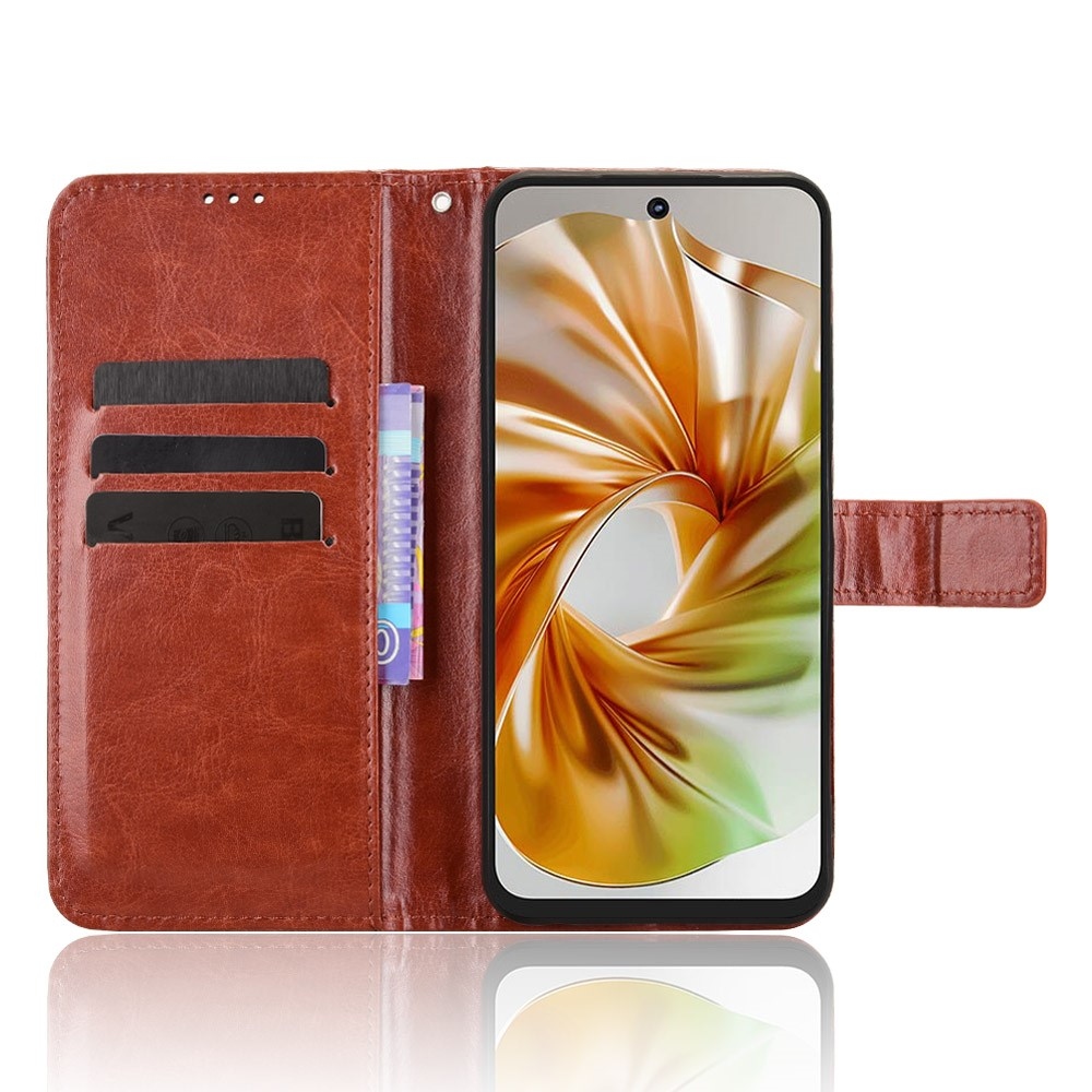 Crazy knížkové pouzdro na ZTE Nubia Focus 2 5G - hnědé