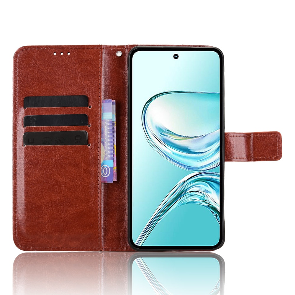 Crazy knížkové pouzdro na ZTE Nubia Focus 2 Ultra 5G - hnědé