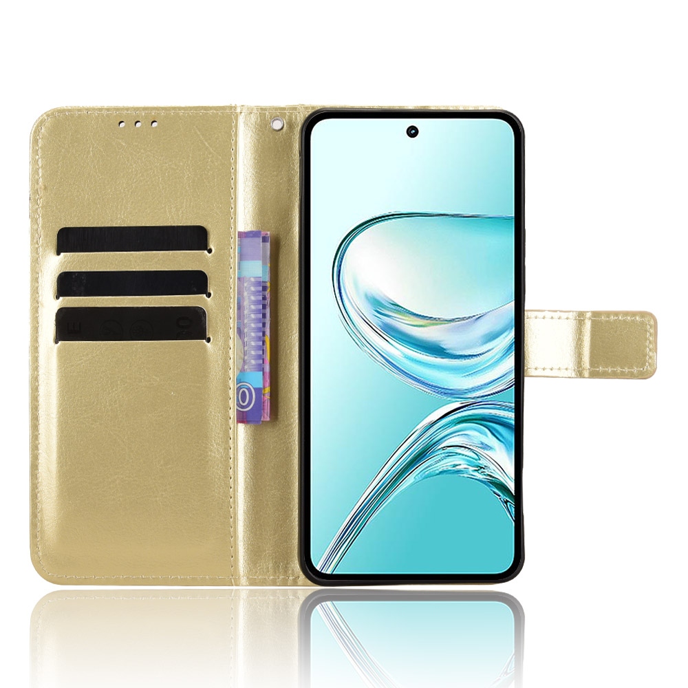 Crazy knížkové pouzdro na ZTE Nubia Focus 2 Ultra 5G - zlaté