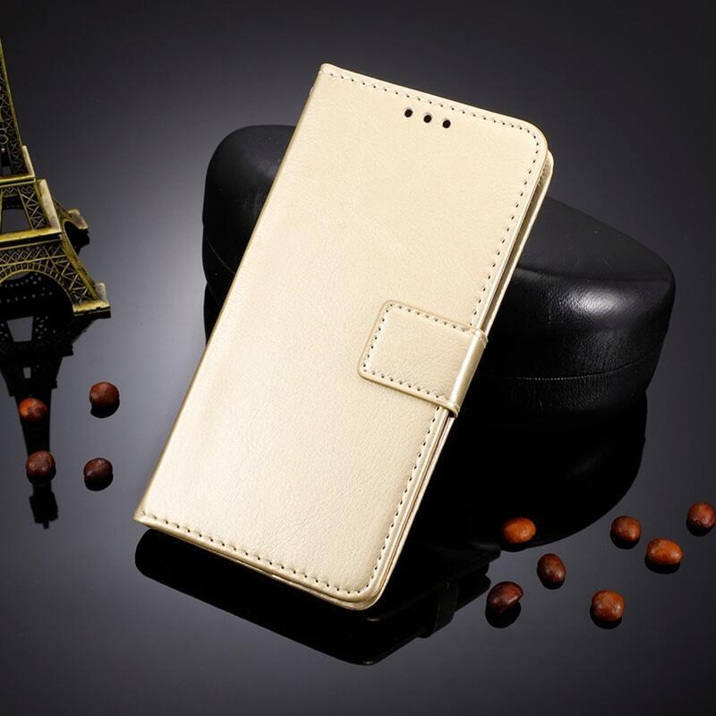Crazy peněženkové pouzdro na mobil Vivo X80 Pro - zlaté