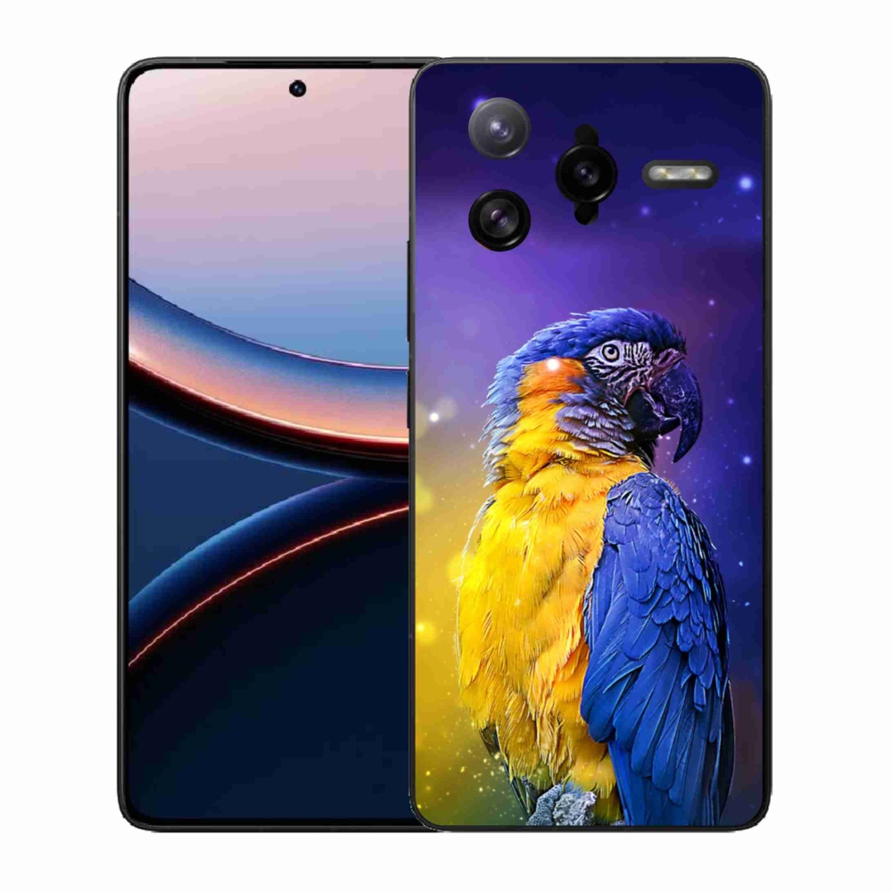Gelový kryt mmCase na Xiaomi Poco F7 Ultra - papoušek ara 1