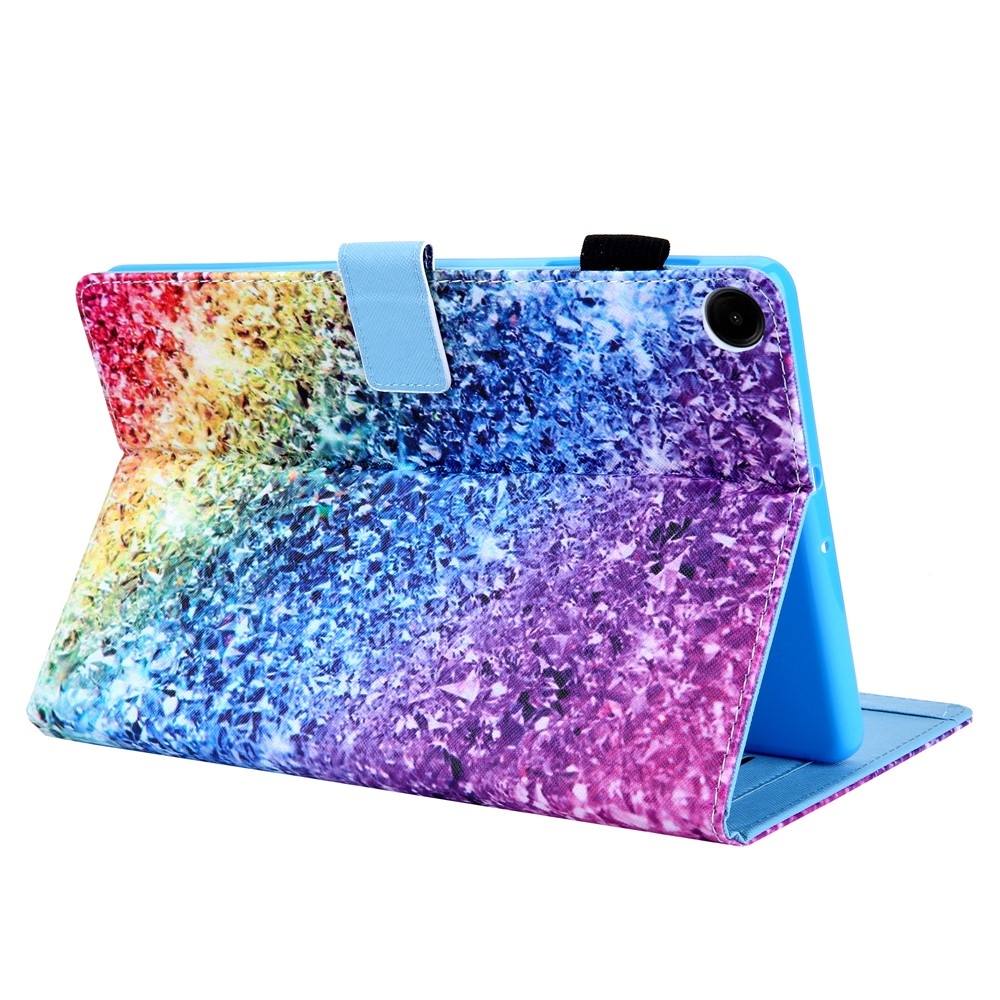 Cross chytré zavírací pouzdro na Samsung Galaxy Tab A11/Tab A9 - barevné diamanty