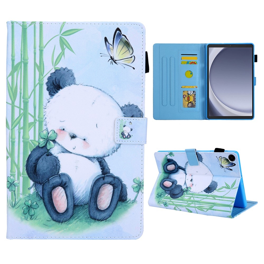 Cross chytré zavírací pouzdro na Samsung Galaxy Tab A11/Tab A9 - panda